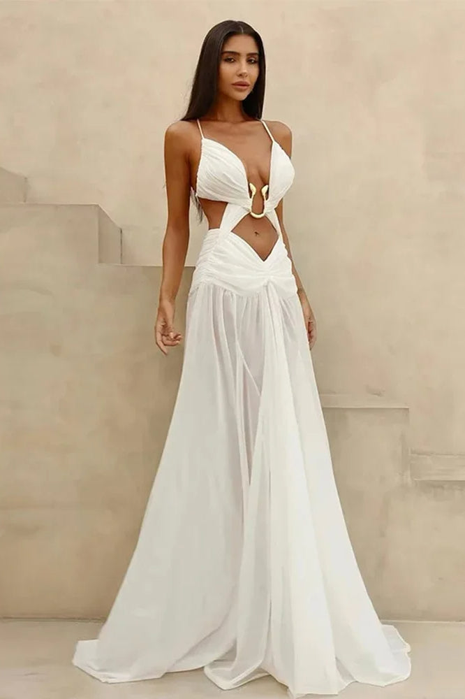 Mesh Hollow Out Dress with Relaxed Fit and Boutique Fashion Look