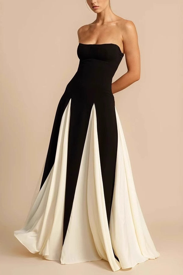 Mesh Patchwork Bandage Dress with Relaxed Fit and Layered Outfit Styling