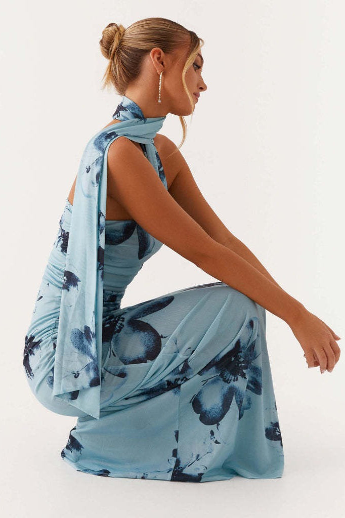 Classic Tie Dye Mesh Dress for Modern Fashion Wear Boutique Fashion Style