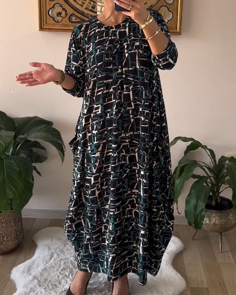 Nastasia Stylish and Elegant Summer Dress for Women Relaxed Modern Fit