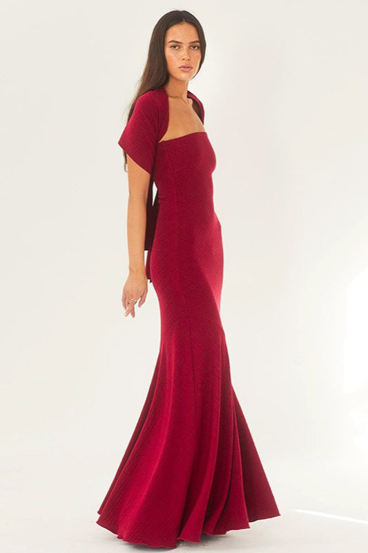 Strapless Mermaid Party Dress - View 4 | VelvetHem