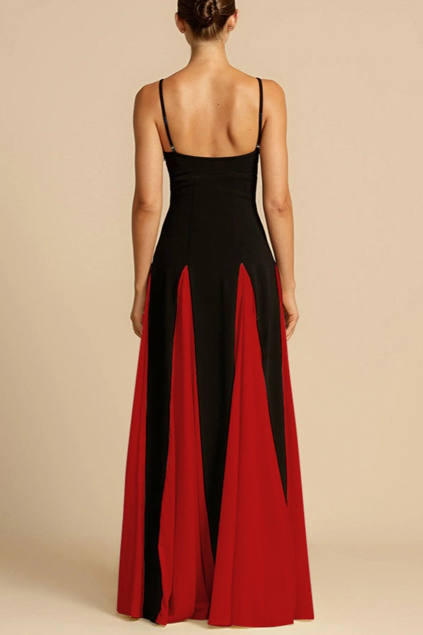 Elegant Panelled Slip Party Dress - View 6 | VelvetHem