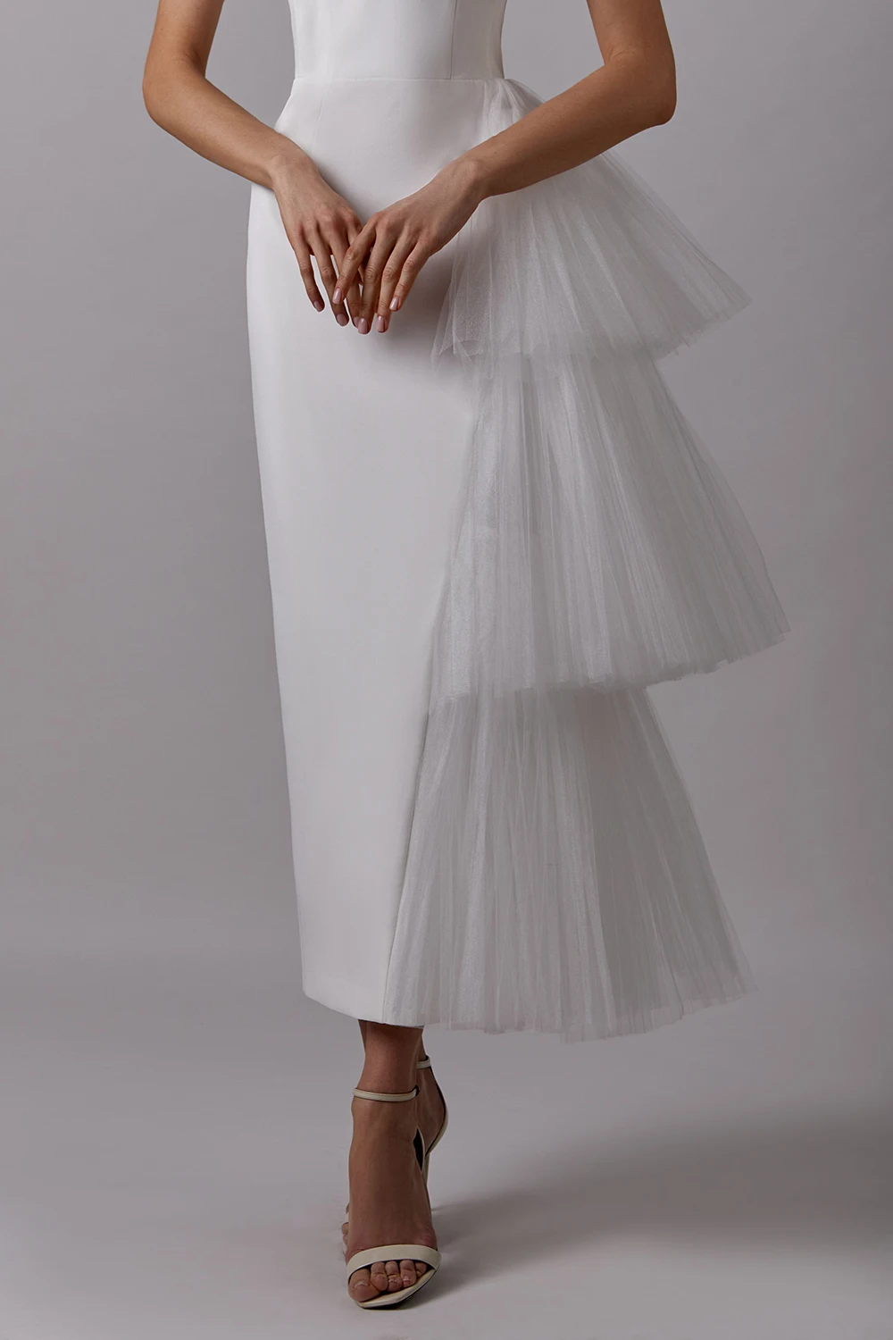 White evening dress Sexy Prom Dress