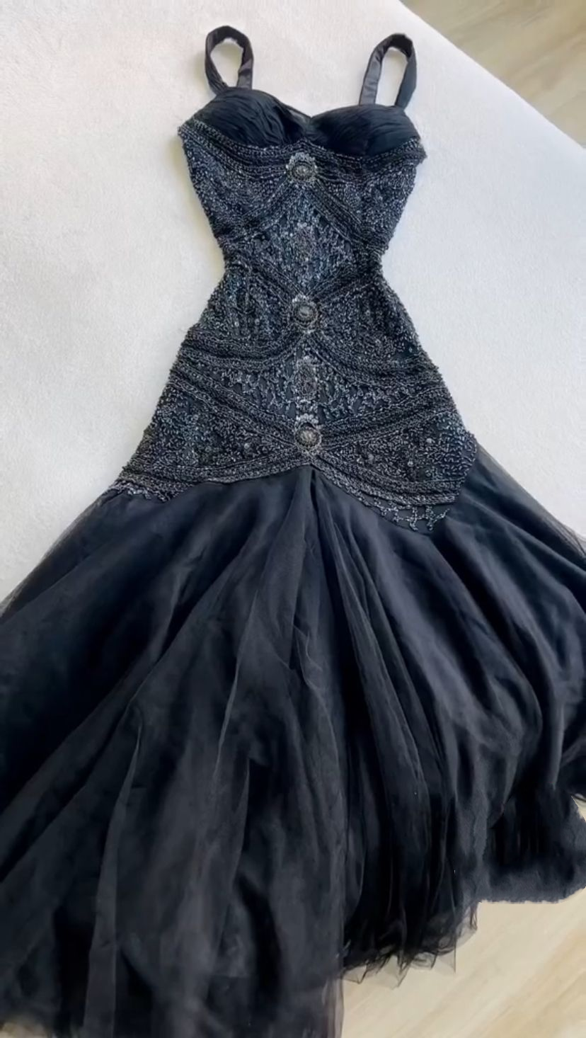 Vintage Long Prom Dress Sleeveless Evening Dress - FashionDia