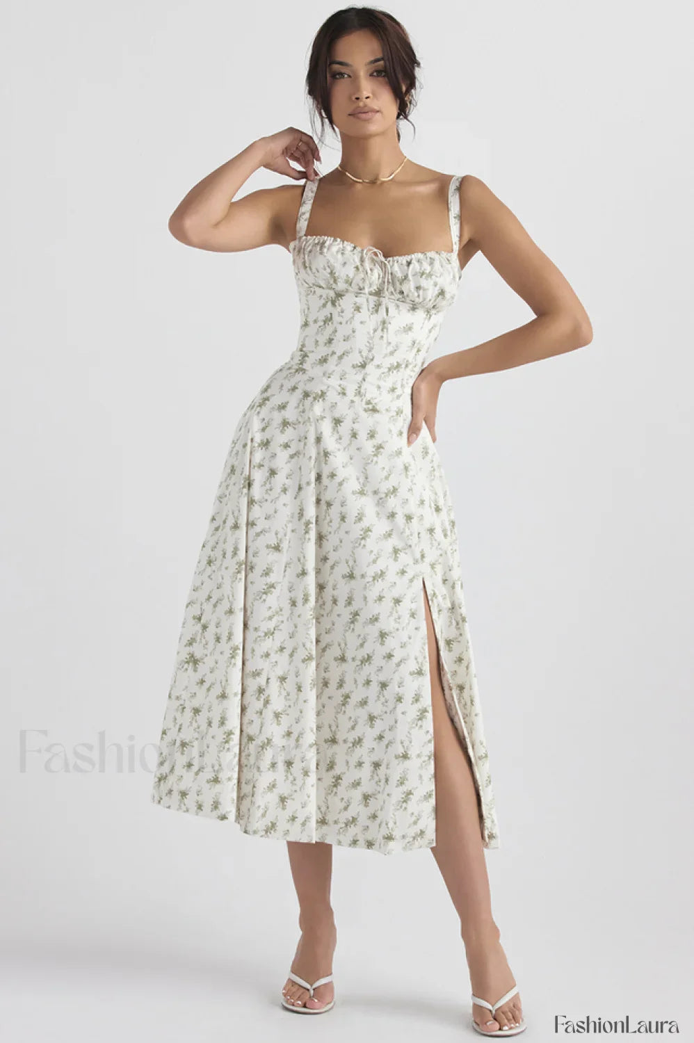 Floral Elegant Print Sundress
