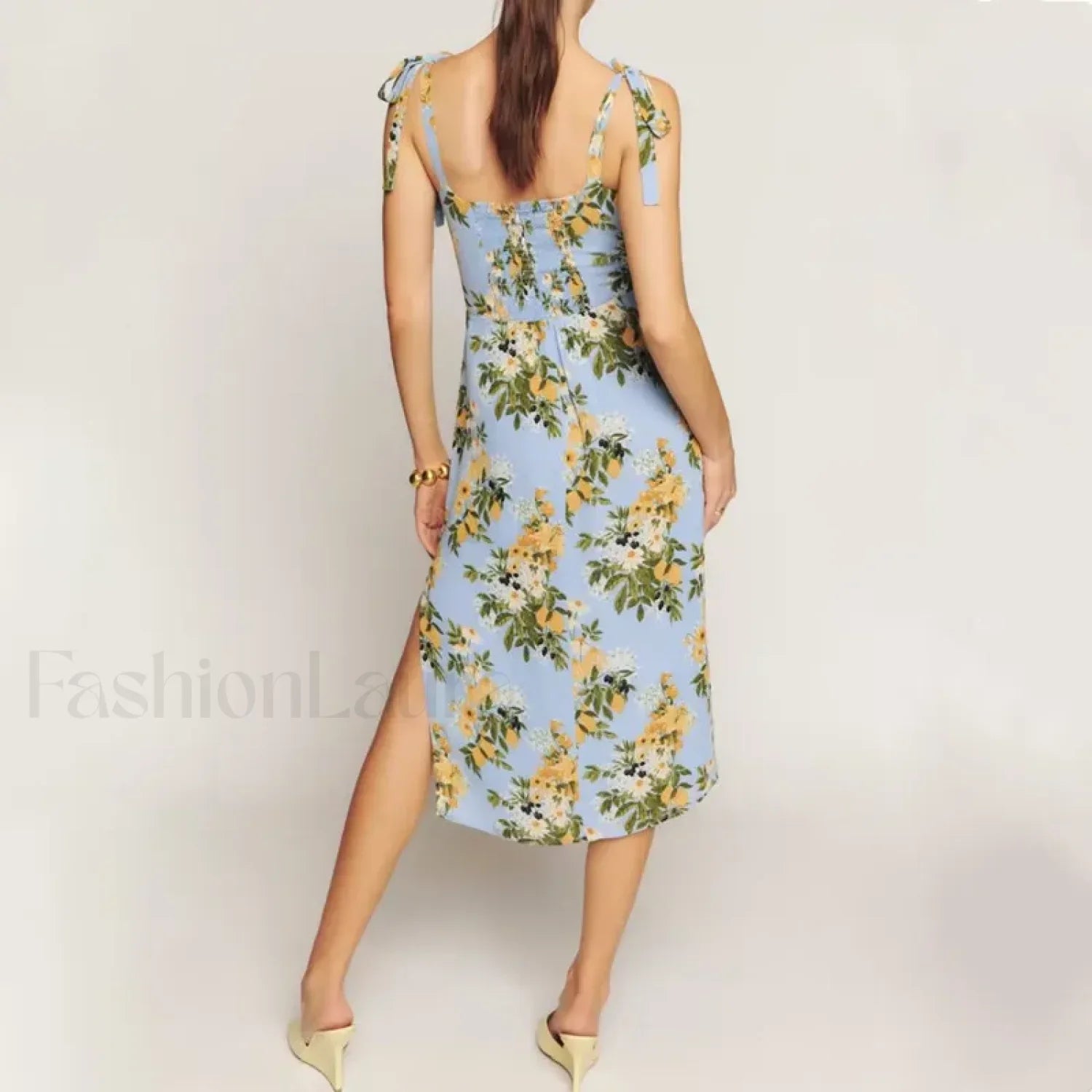 Elegant French Bow Satin Dress for Modern Fashion Wear Boutique Fashion Style