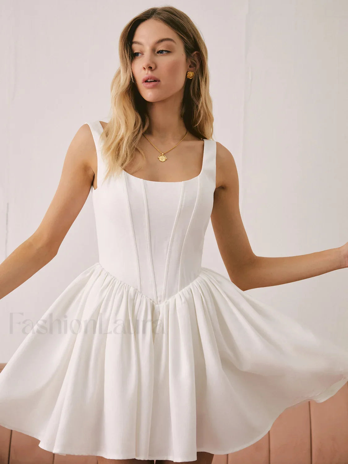 Cpcomense250708 101 Dress with Relaxed Fit and Boutique Fashion Look