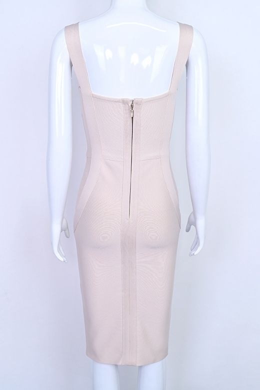 Freya Bandage Dress - Beige