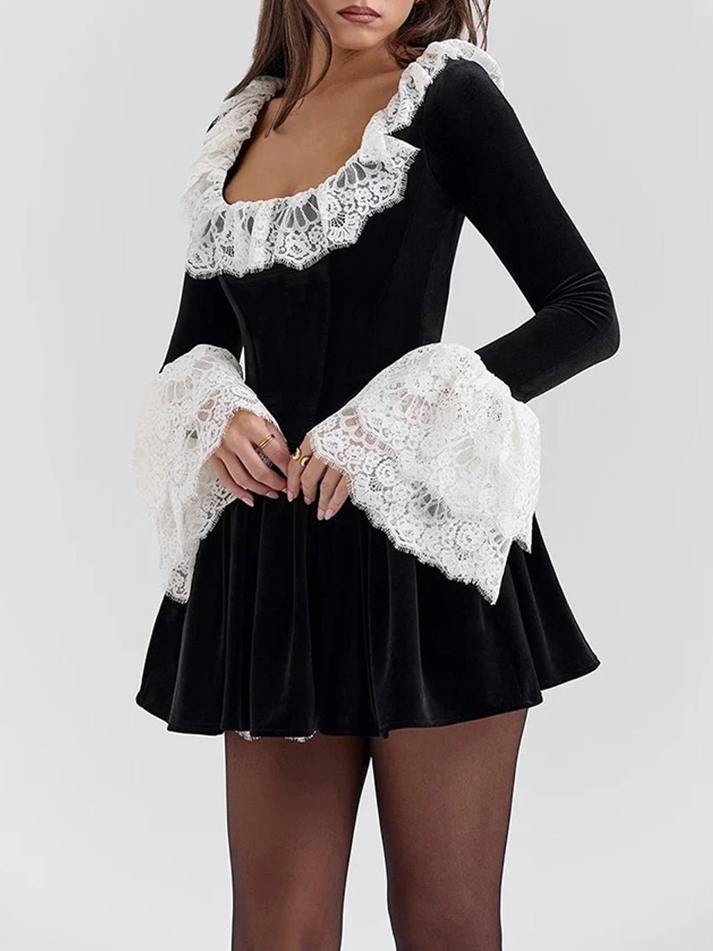 Genevieve Long Sleeve Mini Dress
