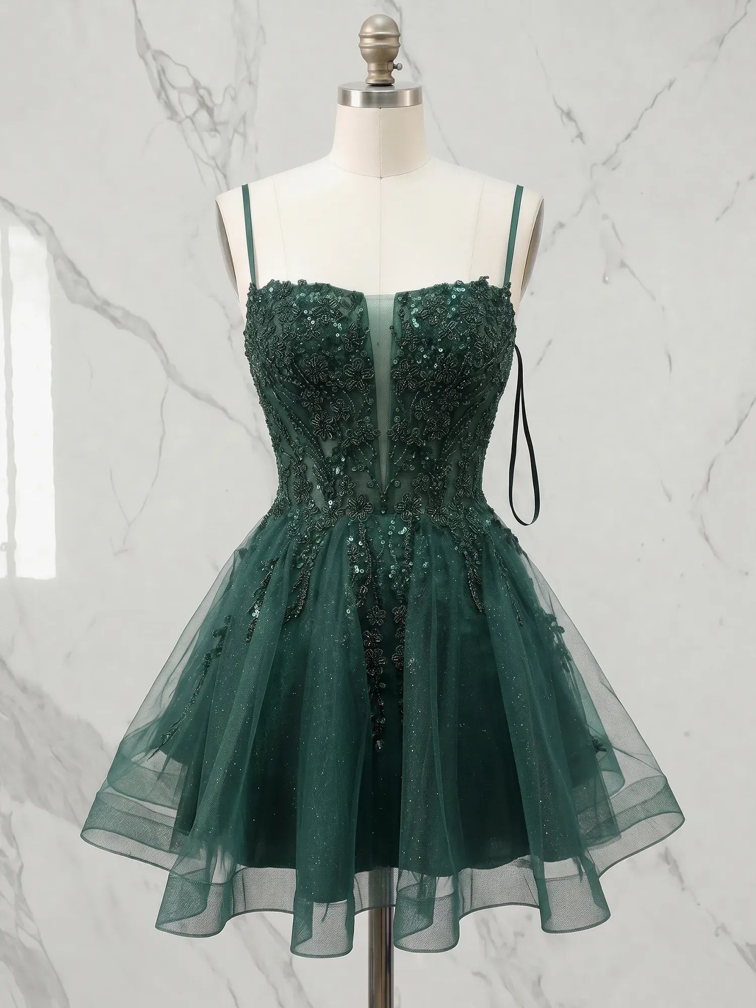 Sweetheart Sequin Corset Short Homecoming Dresses with Illusion Mesh Insert