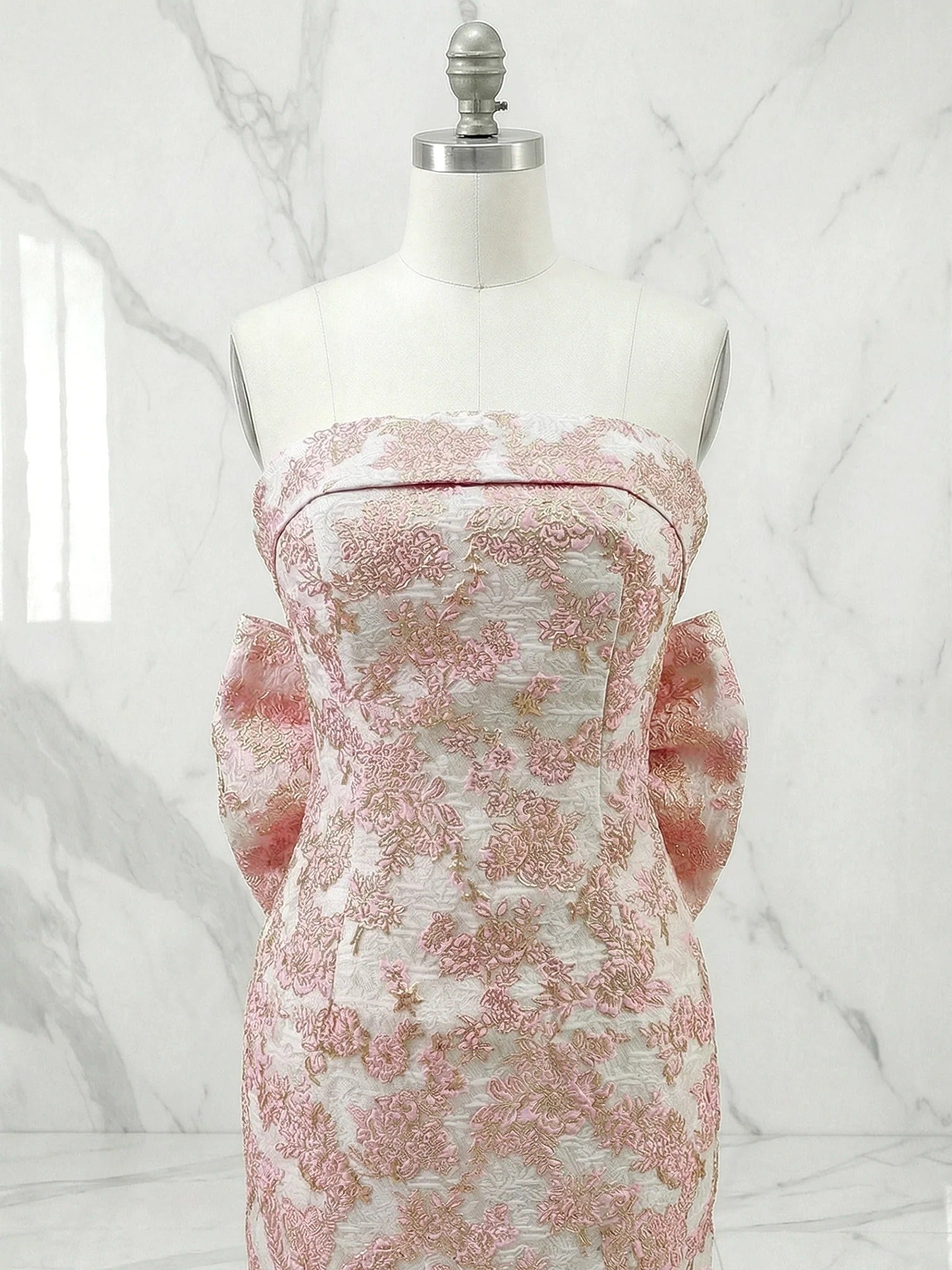 Strapless Tight Homecoming Dresses with Back Bow