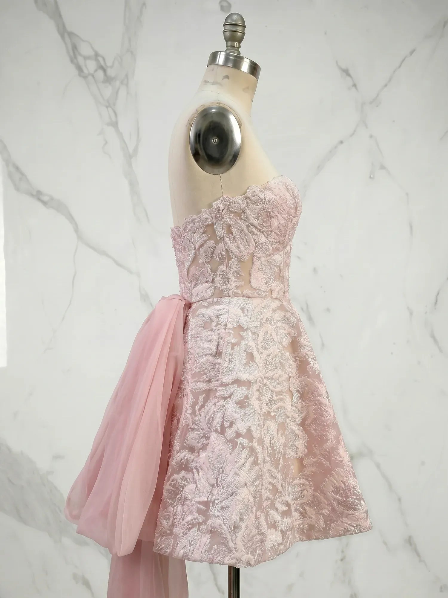 Off-the-Shoulder Sweetheart Floral Printed A-Line Short Homecoming Dresses