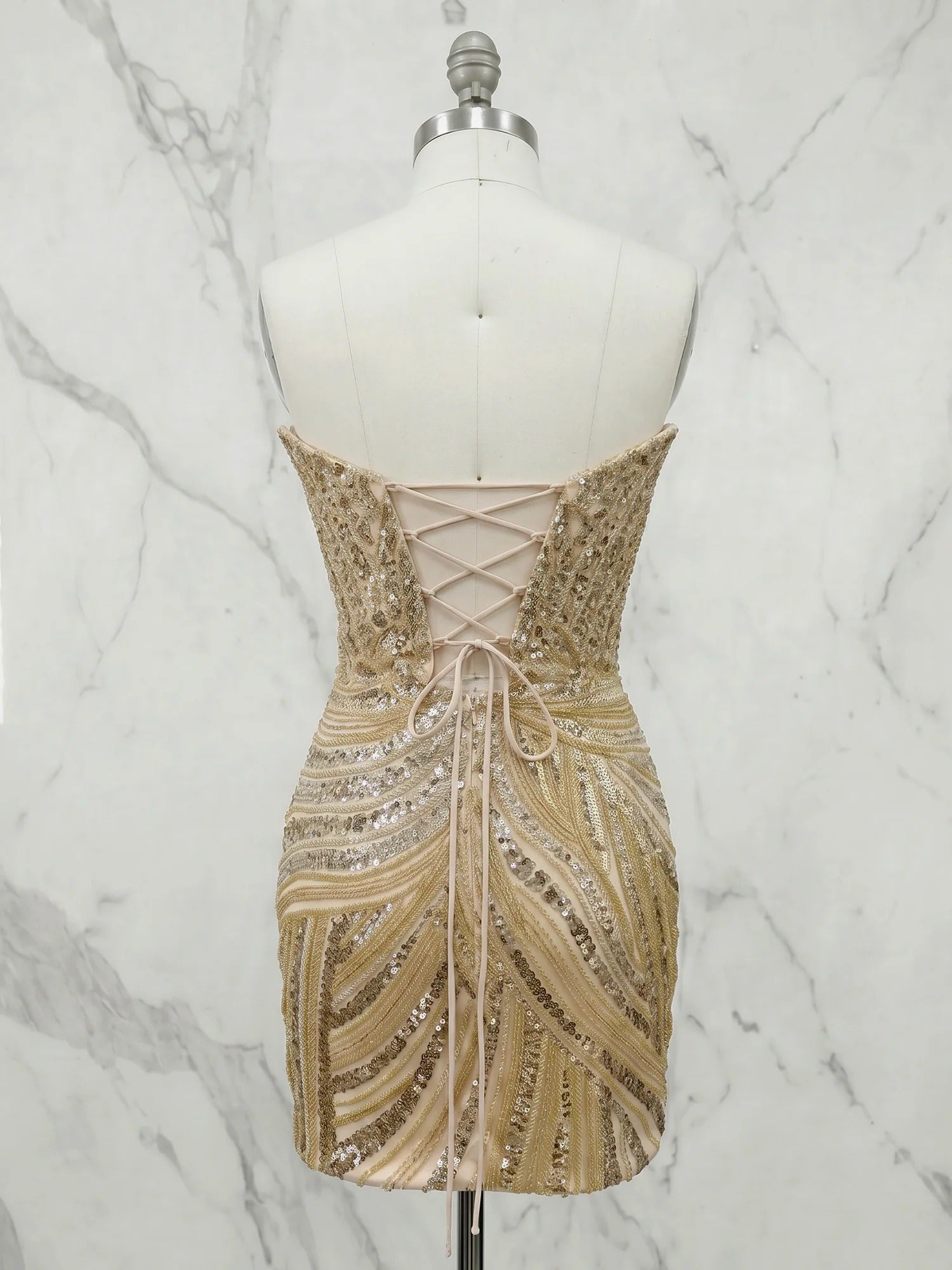 Art Deco Sequin Short Homecoming Dresses