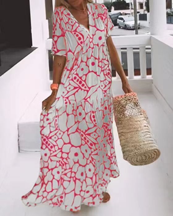 Valentina Timeless Floral Dress for Women Premium Wardrobe Essential