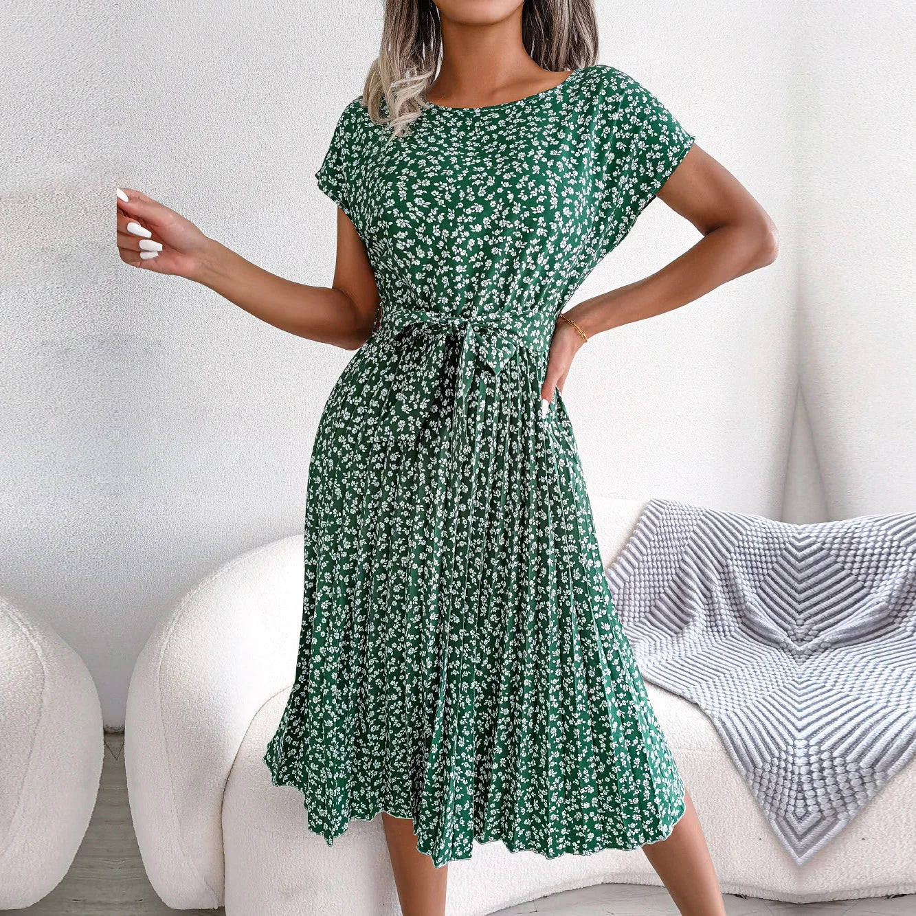 Paty Timeless Dress Pleats Elevated Occasion Wear