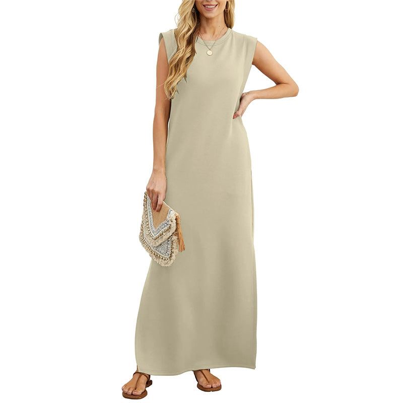 Florencia Minimalist Linlada Summer Dress Elevated Occasion Wear