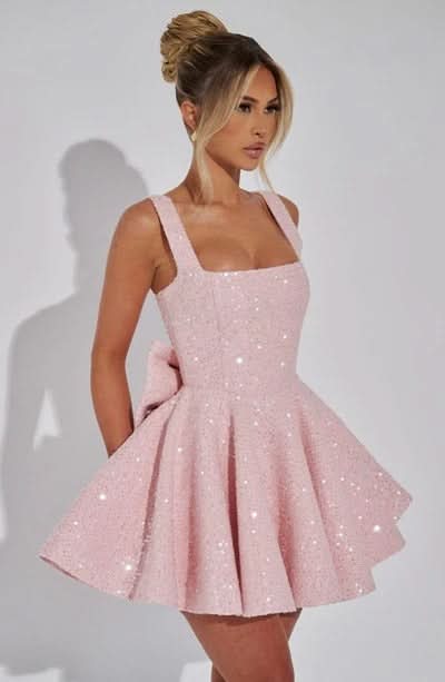 Lucia Mini Bow Dress
