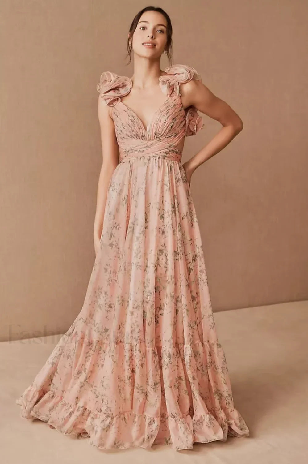 Indy Elegant Chiffon Dress