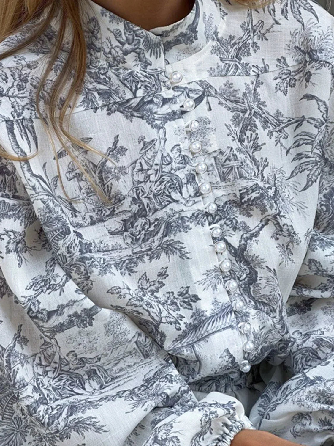Ink Painting Print Tie Modern Up A-Line Short Dress