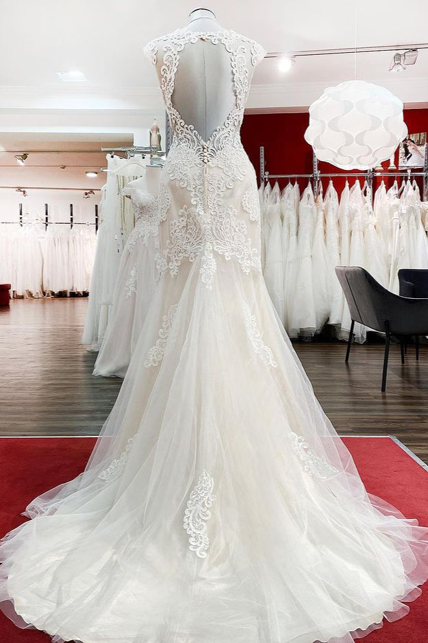 Ivory Sweetheart Lace Mermaid Wedding Dresses (ZD17541)