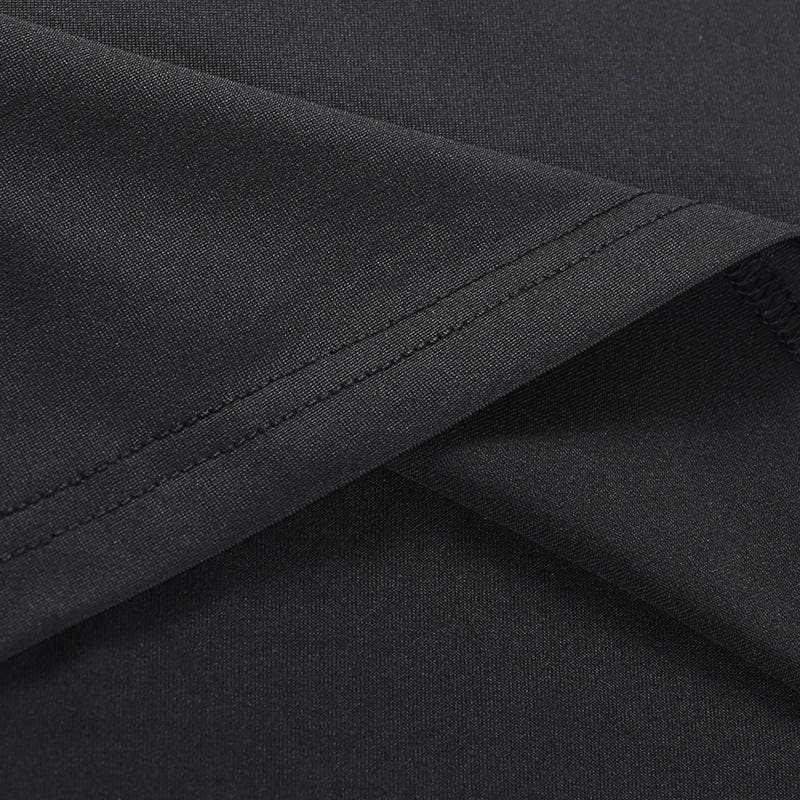 Beaded solid halter backless hollow out slit mini dress