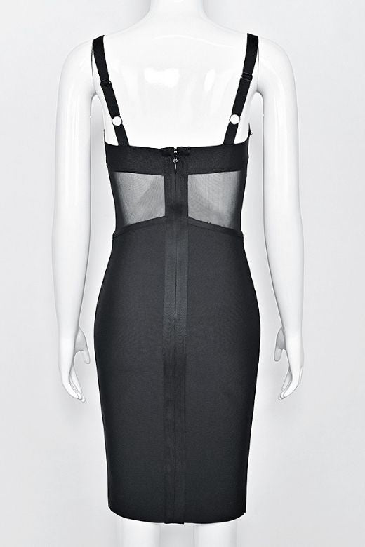 Juliette Bodycon Dress - Classic Black