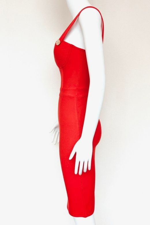 Kate Bandage Dress - Lipstick Red