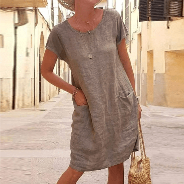 Isabel Stylish Linen Dress for Women Trendy Daily Look