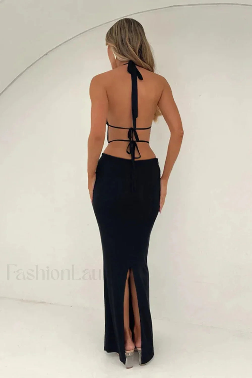 Lace Hollow Deep Dress with Relaxed Fit and Layered Outfit Styling