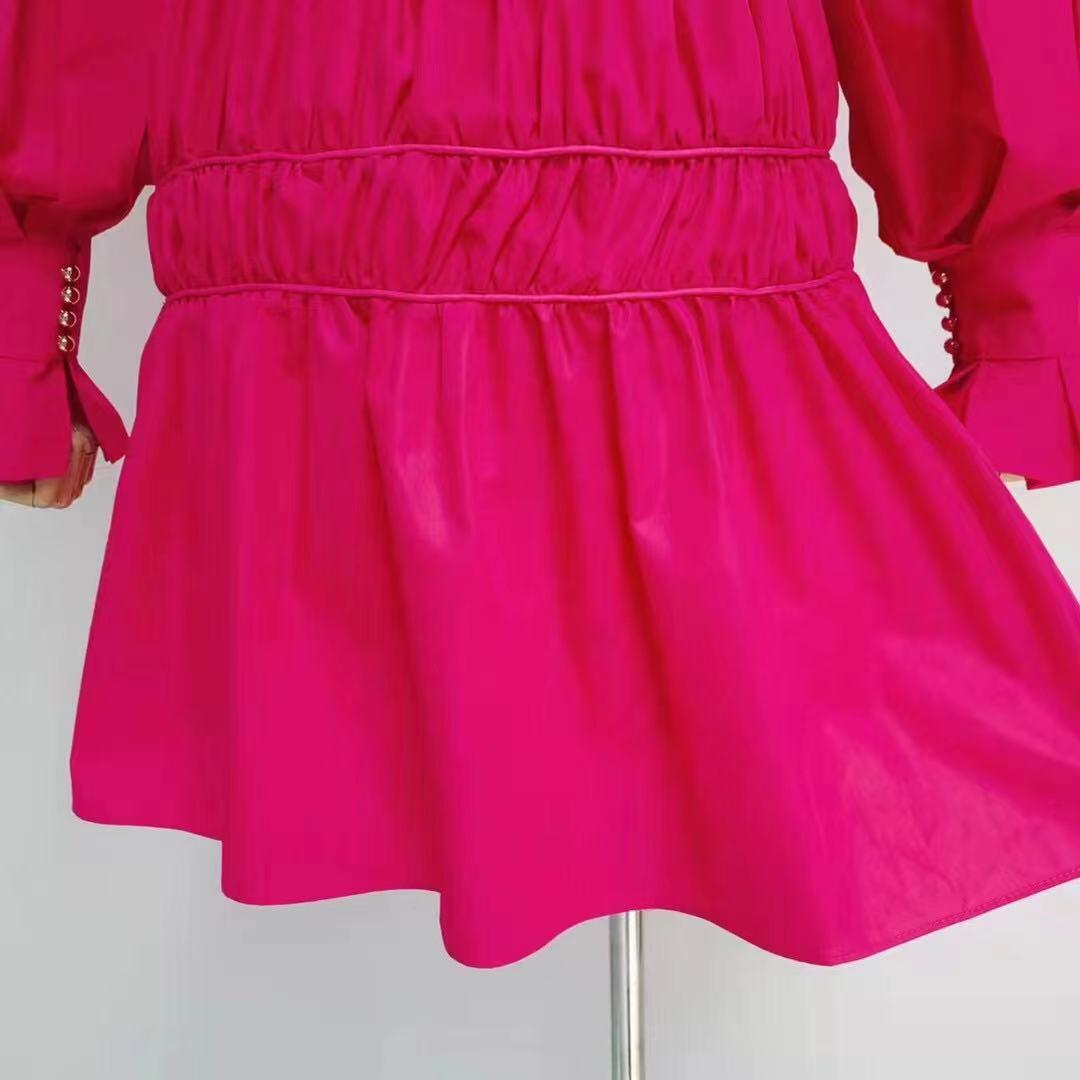 Lannie Solid Shirred Mini Dress