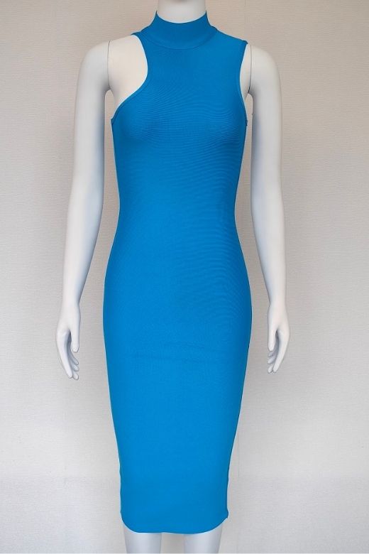 Layla Bandage Midi Dress - Sky Blue