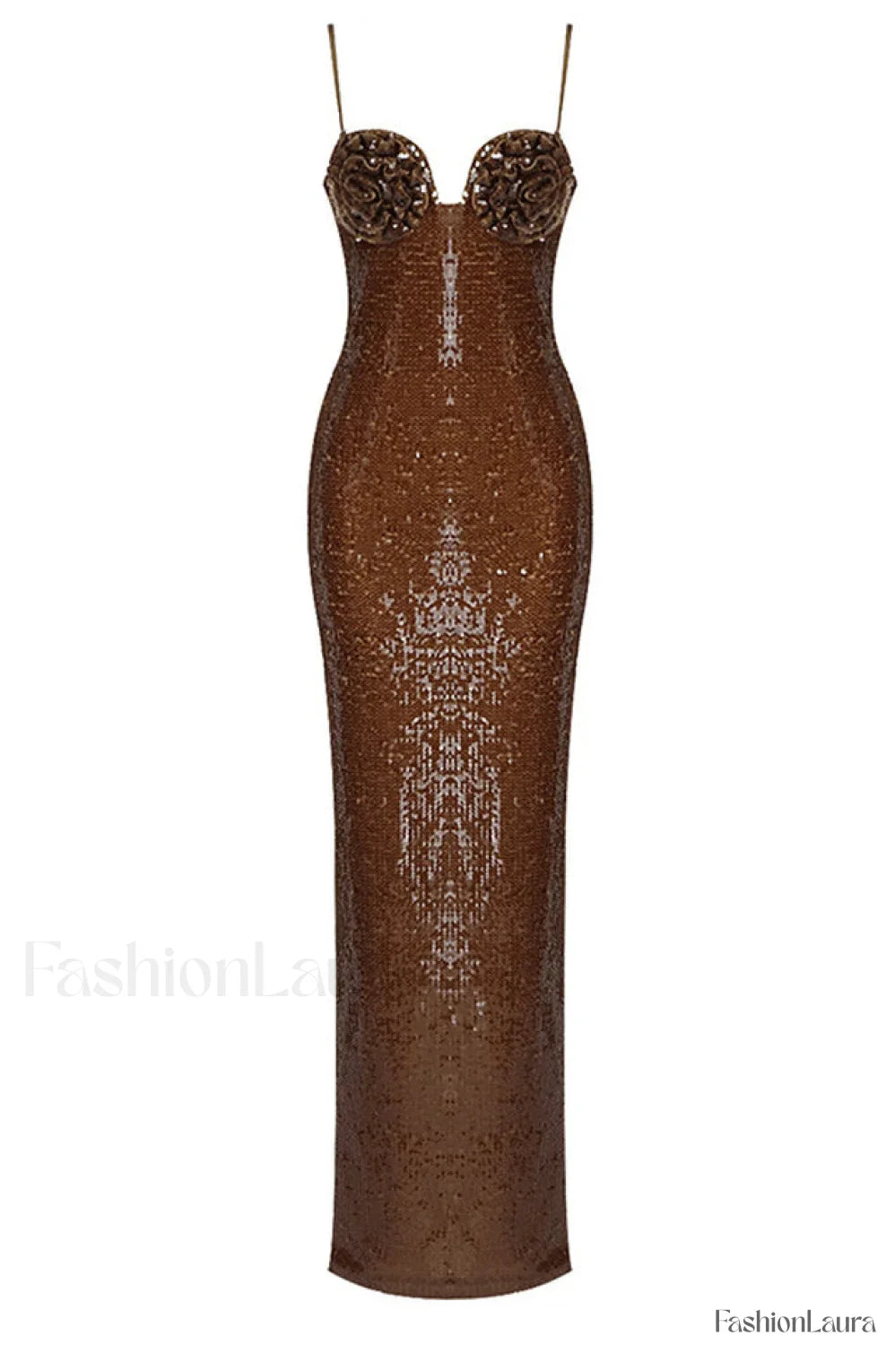 Lorelei Brown Stylish Sequin Dress