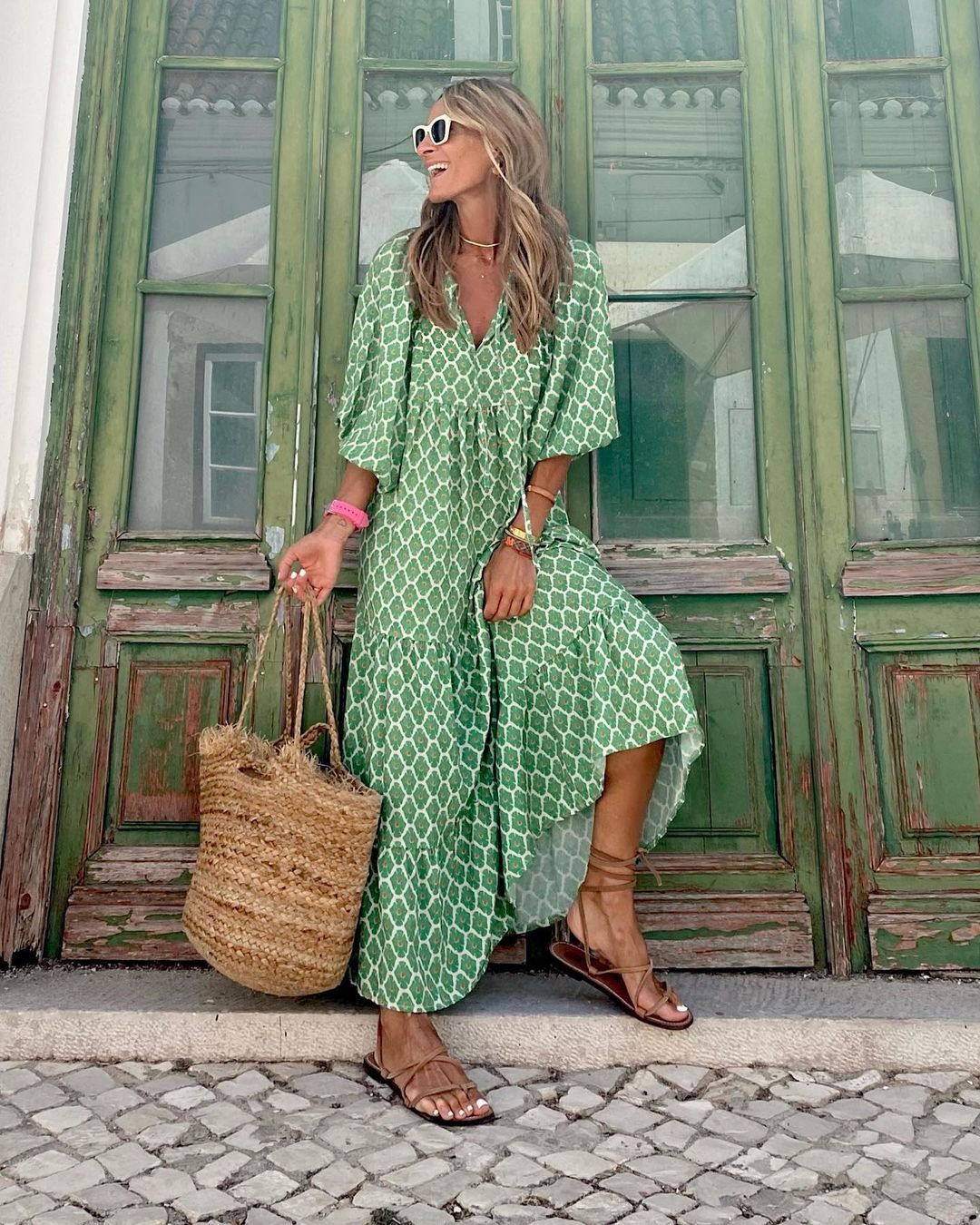 Tatiana Long Summer Dress for Women Bold Statement Look