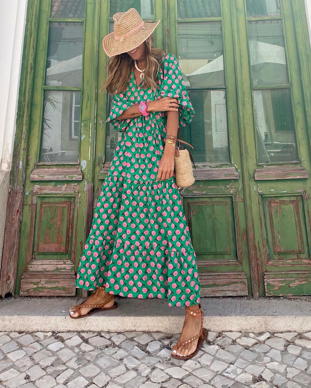 Tatiana Long Summer Dress for Women Bold Statement Look