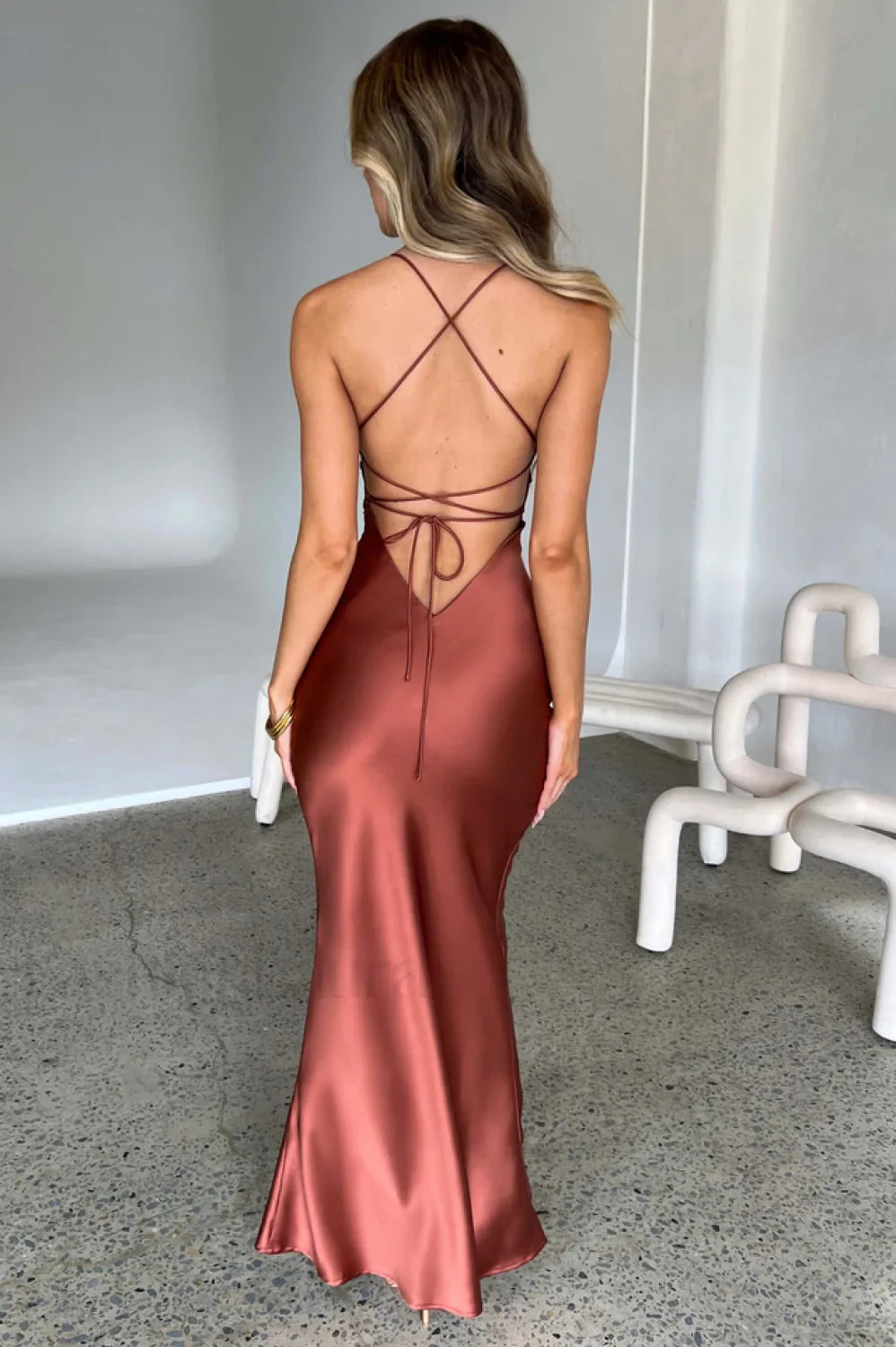 Malika Elegant Maxi Dress