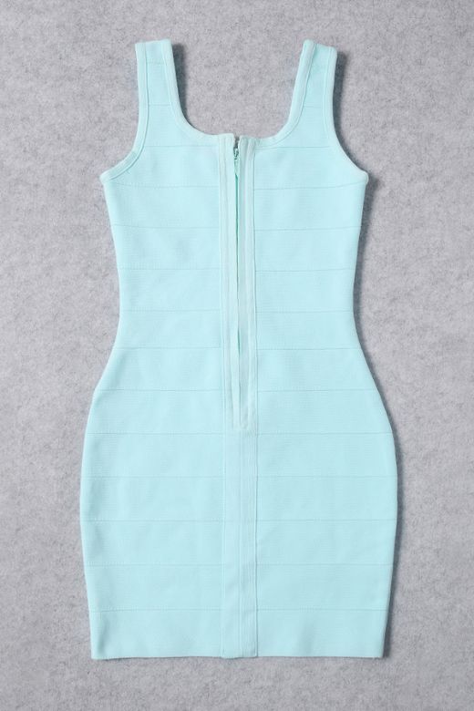 Maria Bandage Mini Dress - Baby Blue