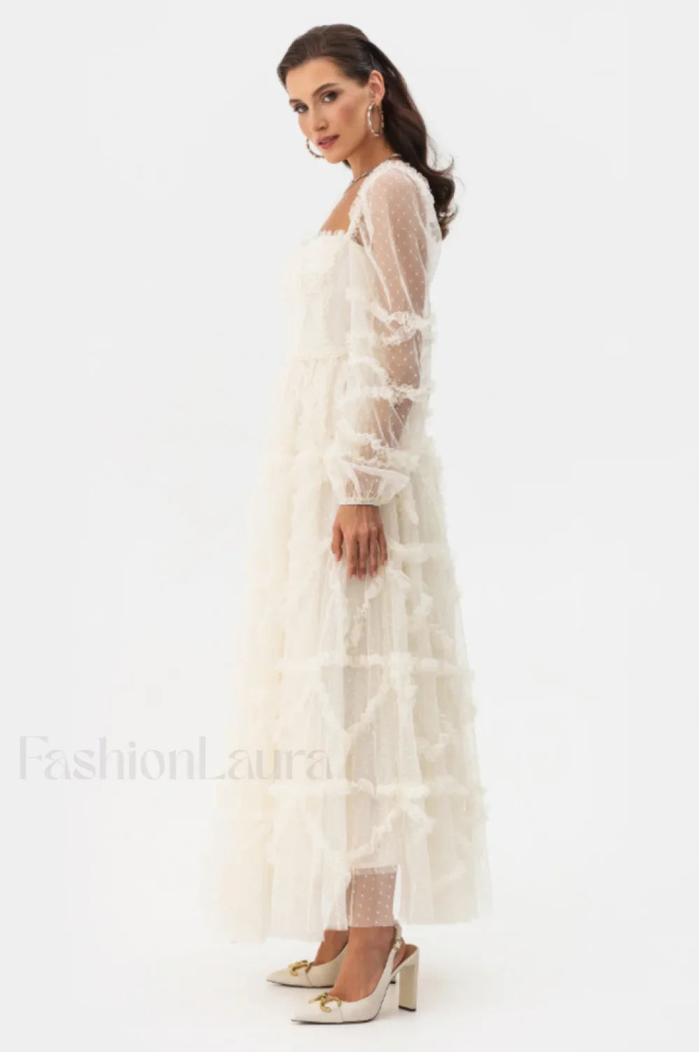 Maryam Sweetheart Stylish Belted Maxi Dress