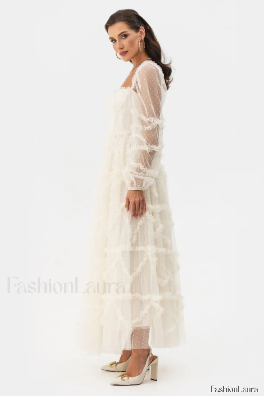 Maryam Sweetheart Stylish Belted Maxi Dress