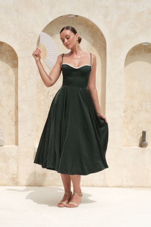 Mavis Midi Dress - Classic Black