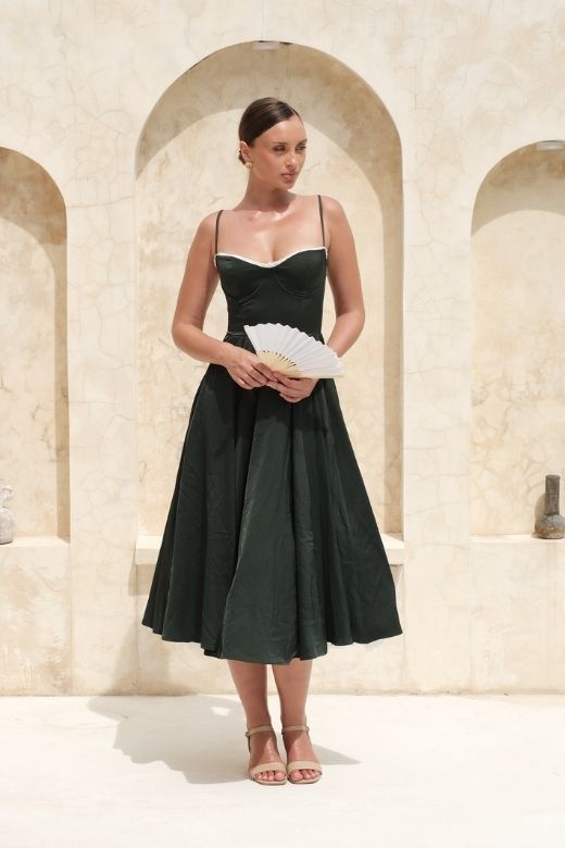 Mavis Midi Dress - Classic Black