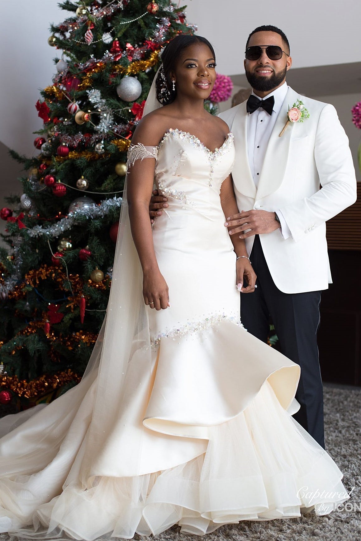 Mermaid Sweetheart Floor-Length Charmeuse Beaded Wedding Dress