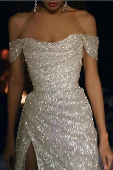 Mermaid / Trumpet Wedding Dresses Sparkle & Shine Dress Wedding Party (ZD16421)