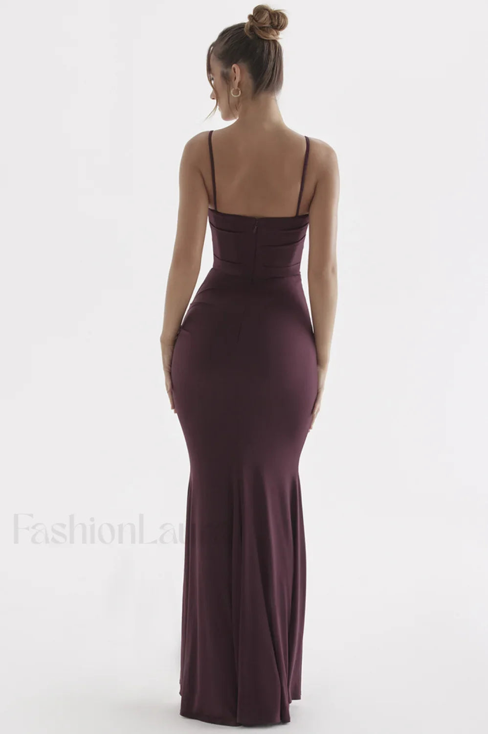 Milena Elegant Herringbone Dress