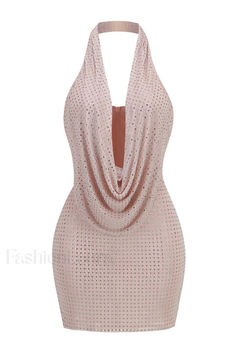 Neomi Elegant Mini Dress S / Nude