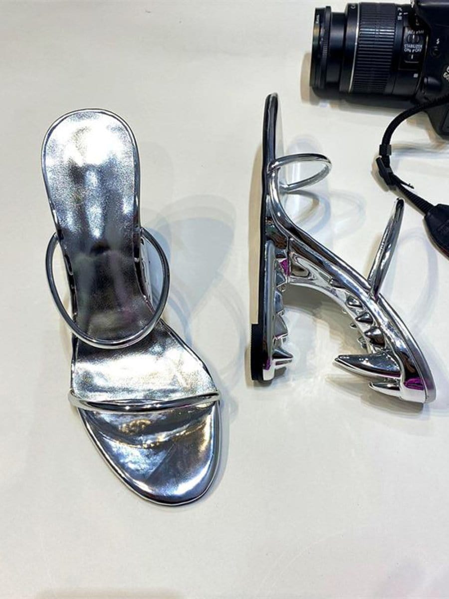 Noah Narrow Band Peep Toe Heel