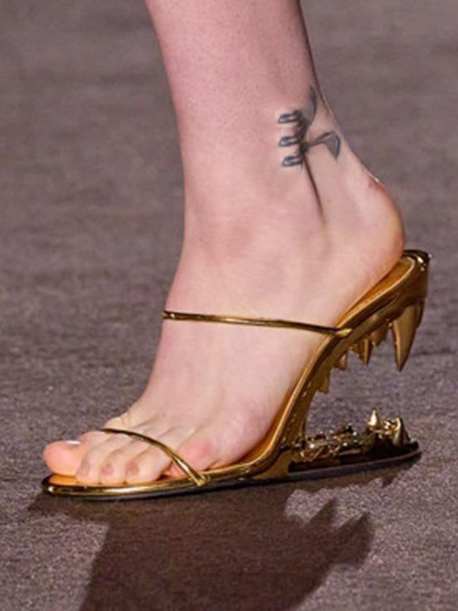 Noah Narrow Band Peep Toe Heel