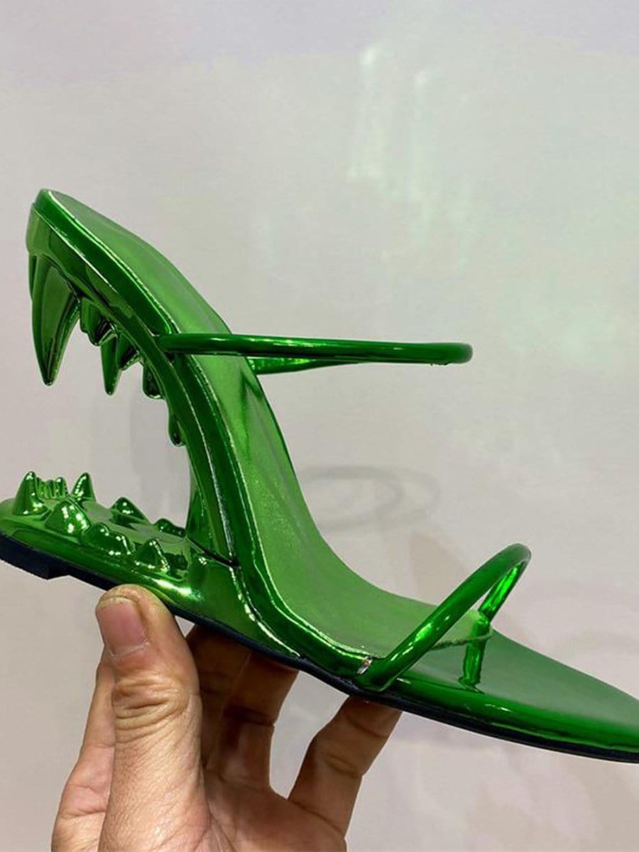 Noah Narrow Band Peep Toe Heel