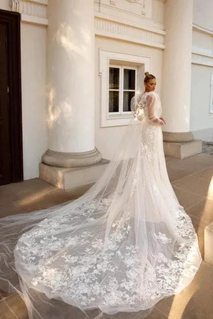 Noble sweetheart sleeveless mermaid lace Wedding dresses (ZD14876)