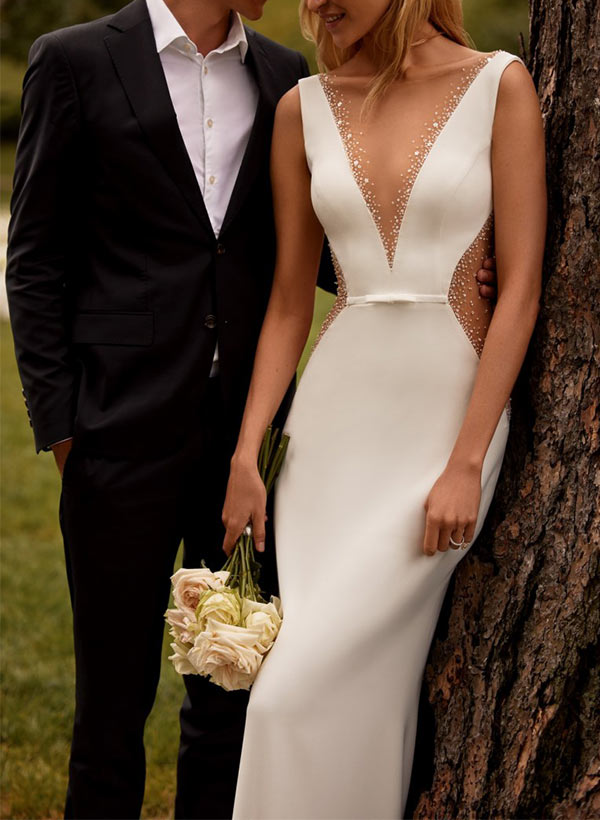 Open Back Wedding Dress