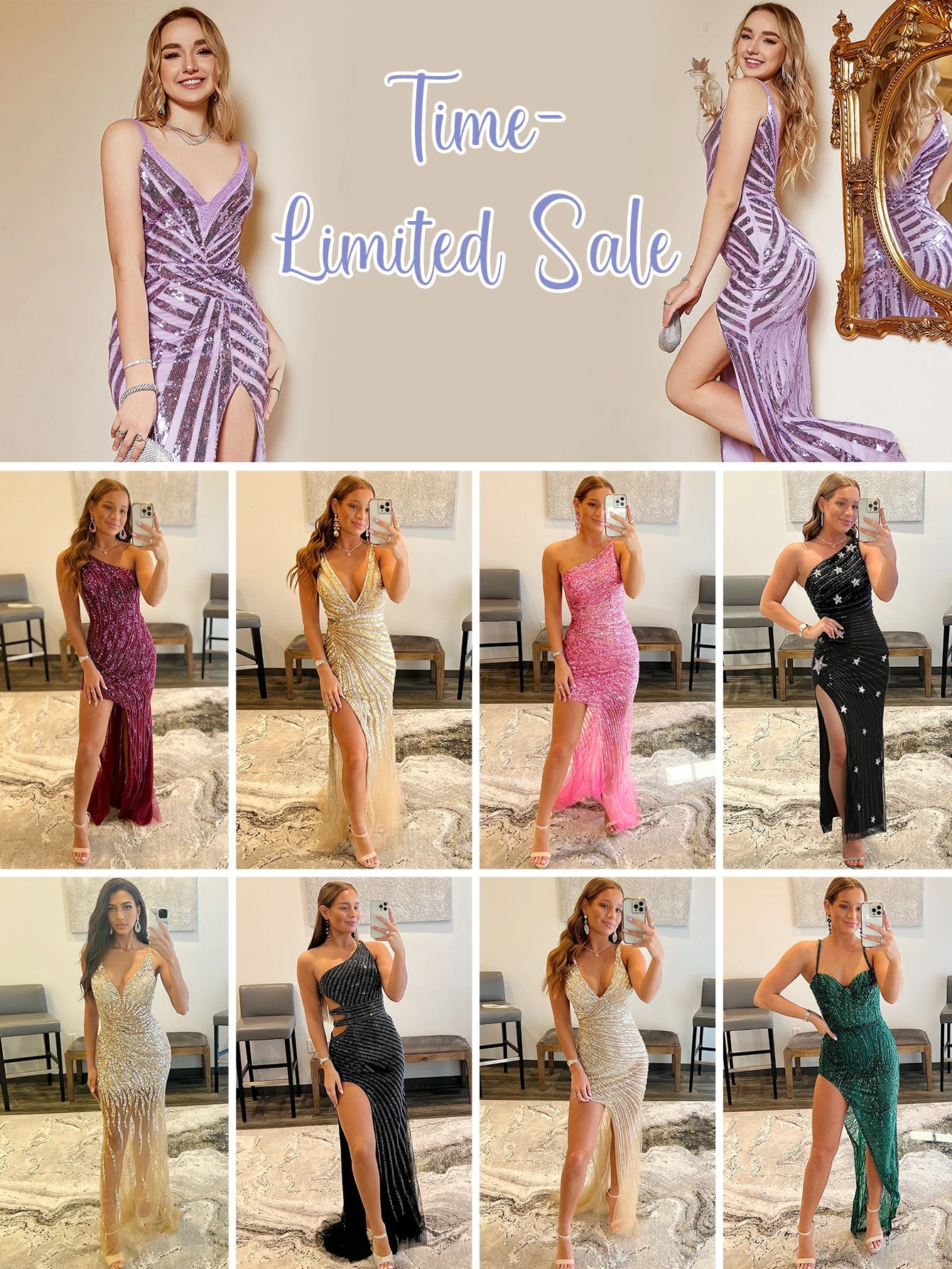 Time-Limited Sale For Beaded Prom Dress (1 pc - Random Style & Color)-Lucky Bag - Fashionpara